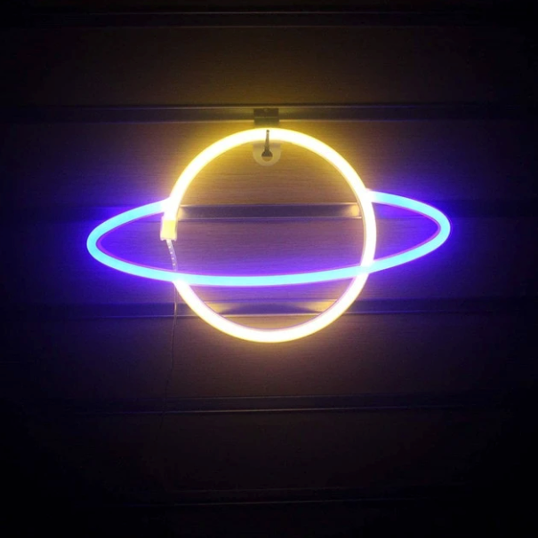 Saturn Neon Light