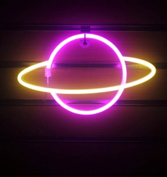 Saturn Neon Light